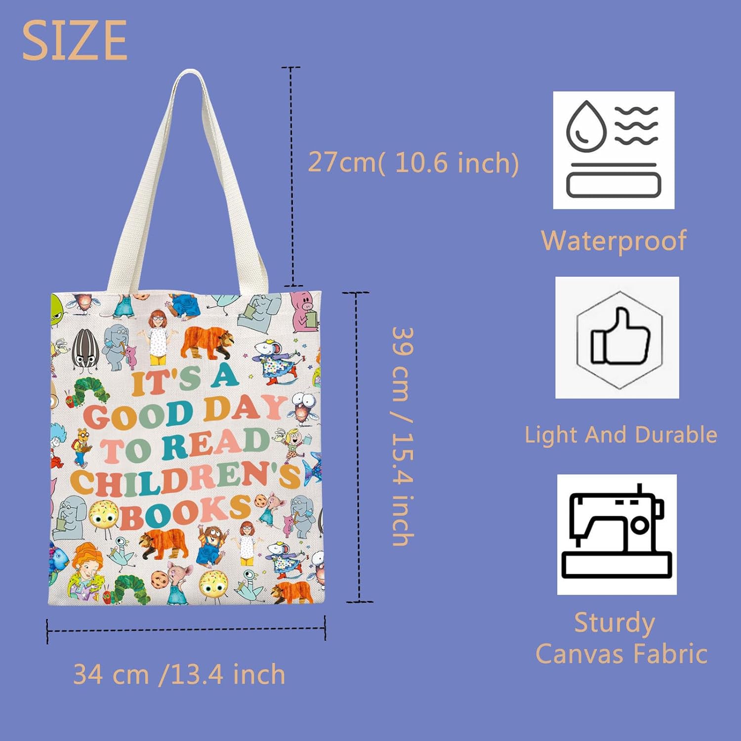 Story Book Lover Gift Reading Gift Enlightened Reading Material Themed Gift Reading Time Gift Tote Bag - Image 3