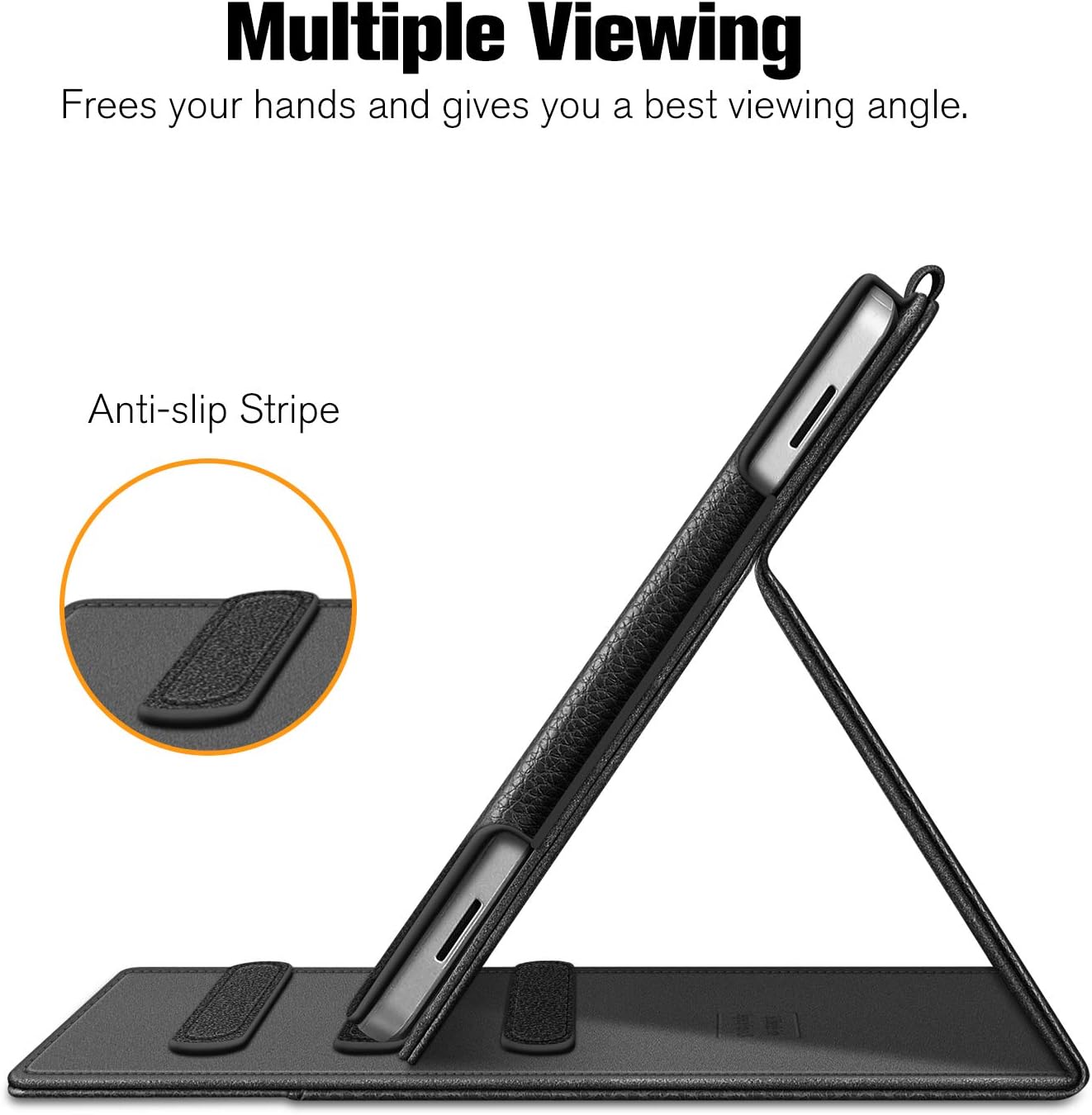 Fintie Case for Vankyo MatrixPad S20 10 inch Tablet - [Hands Free] Multiple Angle Viewing Folio Smart Stand Protective Cover with Pocket, Pencil Holder for 10" MatrixPad S20 (Black)