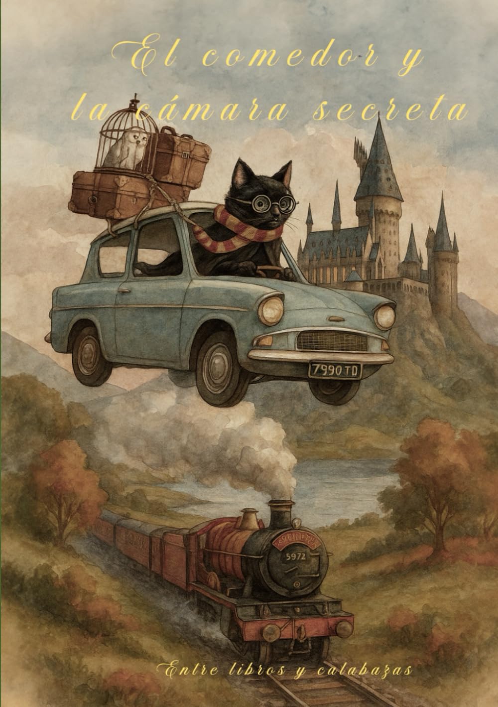 El comedor y la cámara secreta: Tomo 2 de la serie La plataforma encantada: bebidas mágicas, recetas saladas y dulces y pruebas para el segundo certificado de magia culinaria