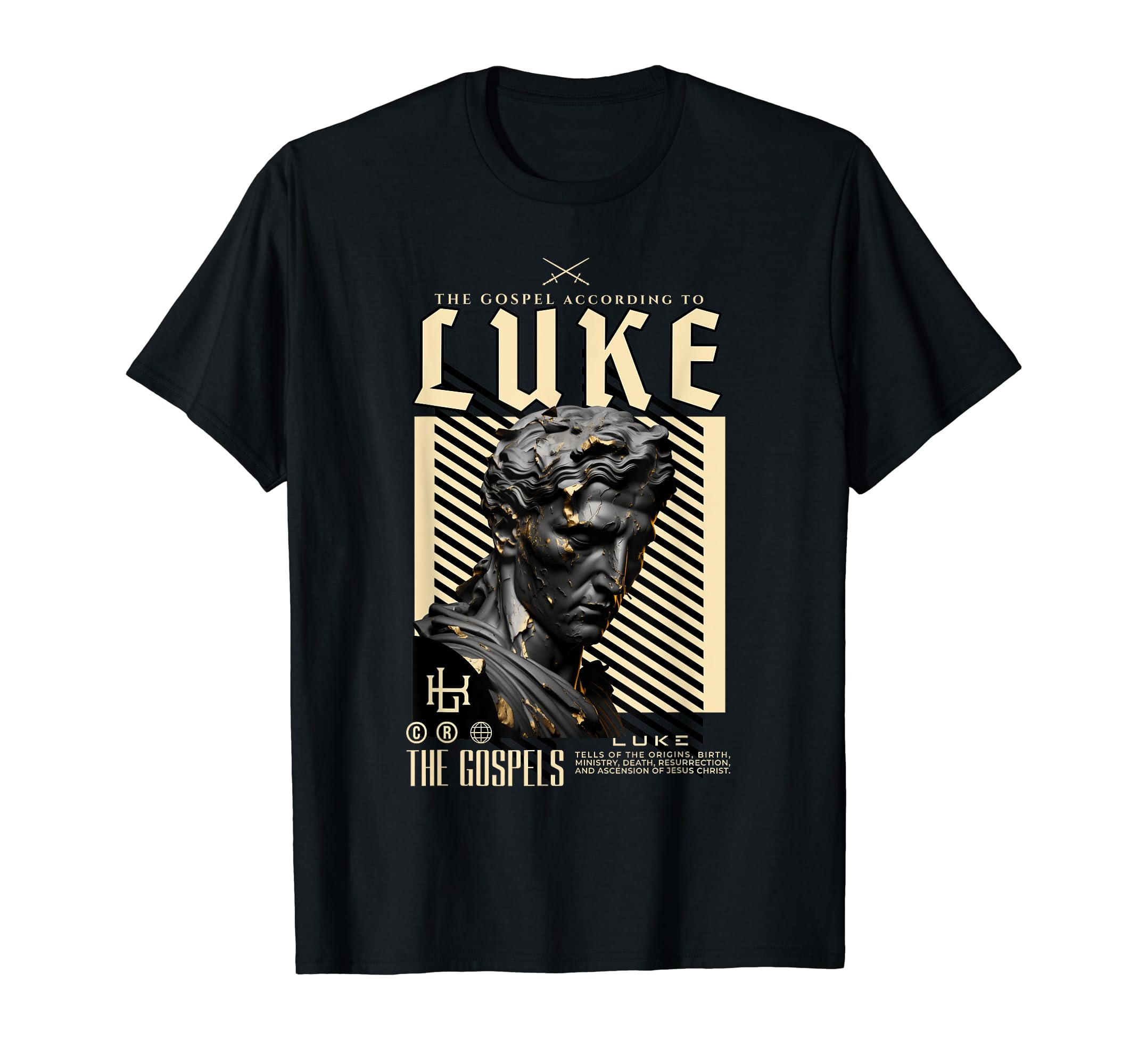 The Gospels According to Matthew Mark Luke John Streetwear T-Shirt