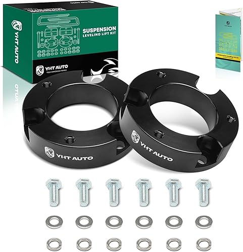 YHTAUTO Kit de elevación de nivelación delantera de 2.5 pulgadas para Toyota Tacoma 2005-2023, 4Runner 2003-2023, FJ Cruiser 2007-2008, 4WD/RWD,