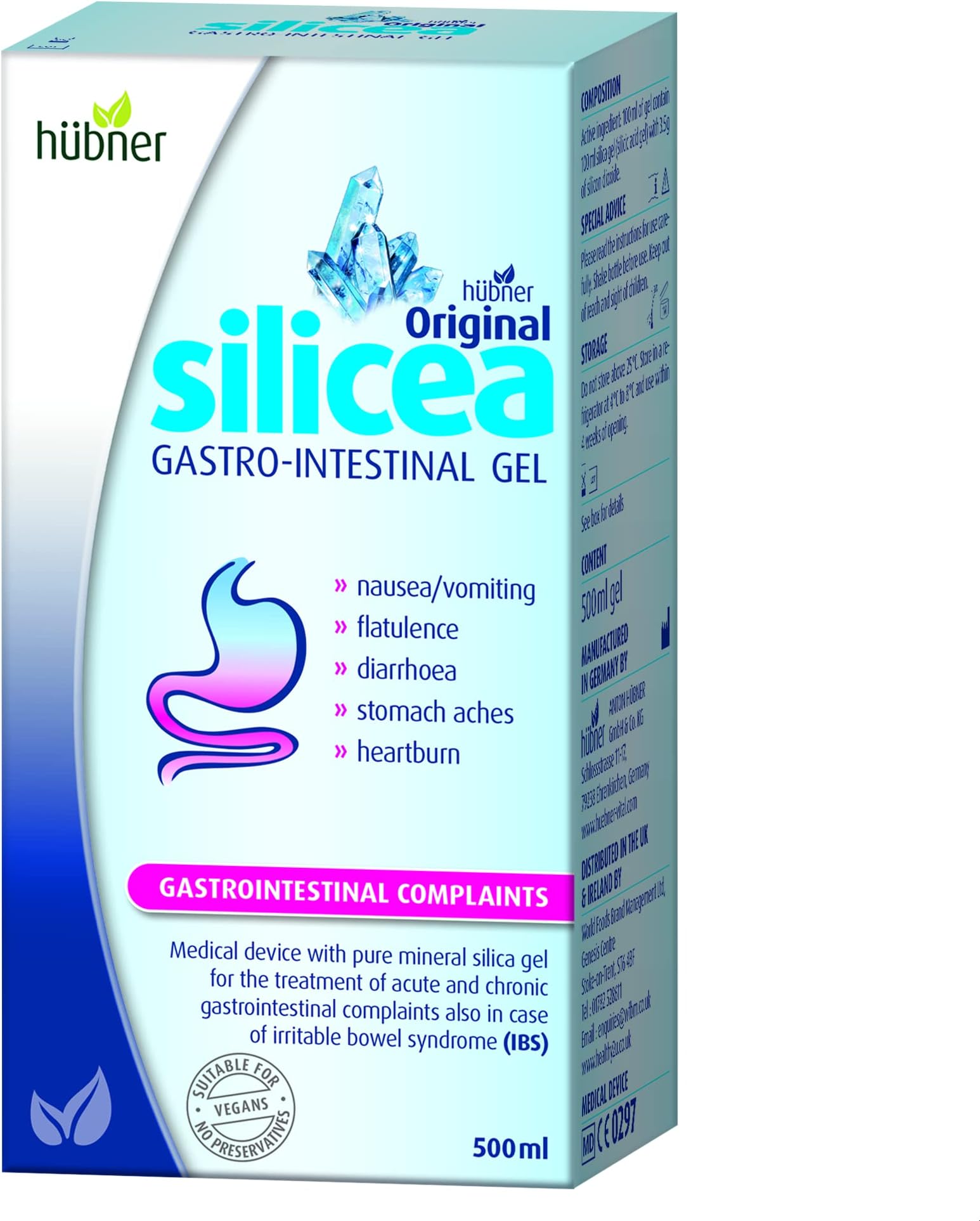 500ml Silicea Gastrointestinal Gel