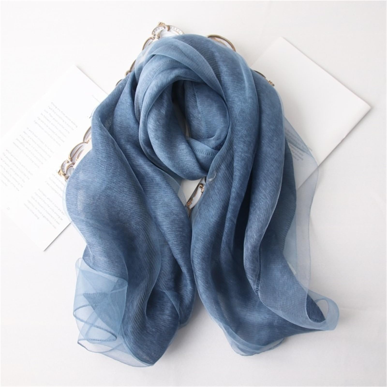 Foulard estivo Versione Sciarpa In Seta E Lana Mohair Doppio Strato Gelso Con Scialle Cheongsam Estivo