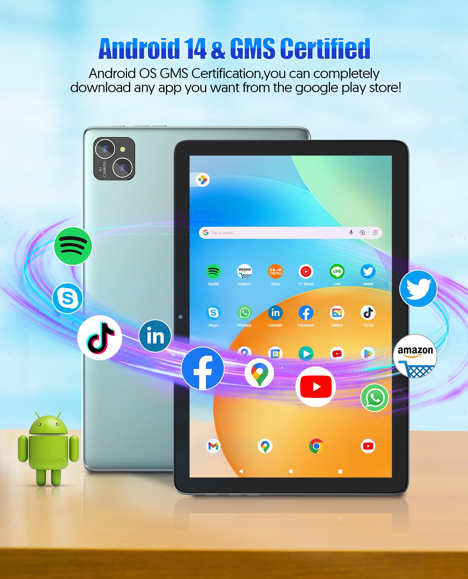 PUTTECH Android 14 タブレット タブレット 10インチ Amazon.com : PUTTECH Android 14 Tablet 10.1 inch Tablets, 128GB+8