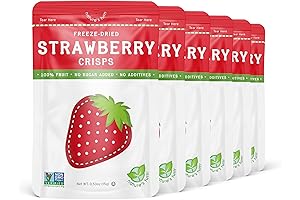 Nature's Turn Dehydrated Strawberries: Freeze-Dried Fruit Snacks for a Guilt-Free Treat
