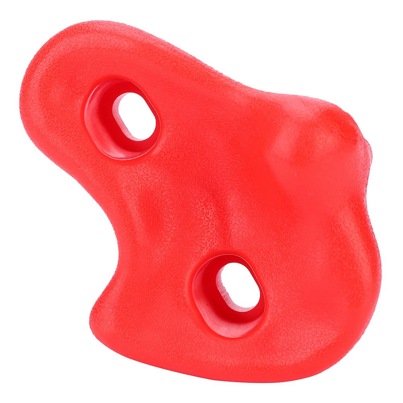 Snnozy 10PCS Plastic Textured Rock Climbing Stone Rocks Wall Stones Kids Assorted Kit Bolt (Red)