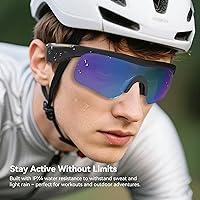 Vista 9 de Monster Gafas Inteligentes, Gafas de Sol Polarizadas con Bluetooth para Hombres y Mujeres, Gafas Deportivas Inteligentes con Micrófono Integrado