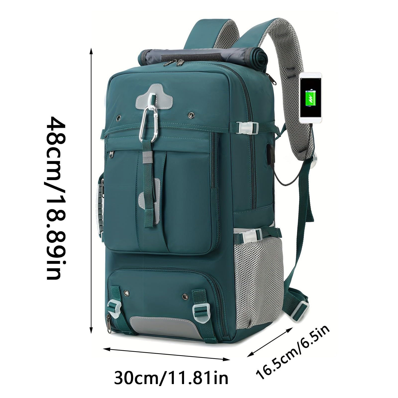 Mochila infantil informal para niños, mochila escolar grande, mochila de senderismo para hombre, viaje, resistente al aire libre, mochila de camping con compartimento espacioso, mochila de agua para