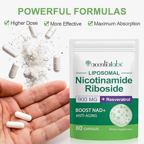 Miniatura 8 de Ribosida de nicotinamida 900, resveratrol liposomal, ribósido de nicotinamida liposomal, suplemento de resveratrol, suplemento de resveratrol para