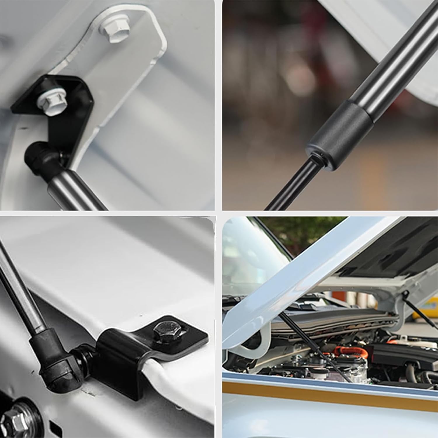 CTH for Toyota Land Cruiser 2024 2025 Front Hood Lift Hydraulic Support Lift Spring Struts Shock Dampers Hood Raise Lift Dampers Kit Car Accessories 1pair