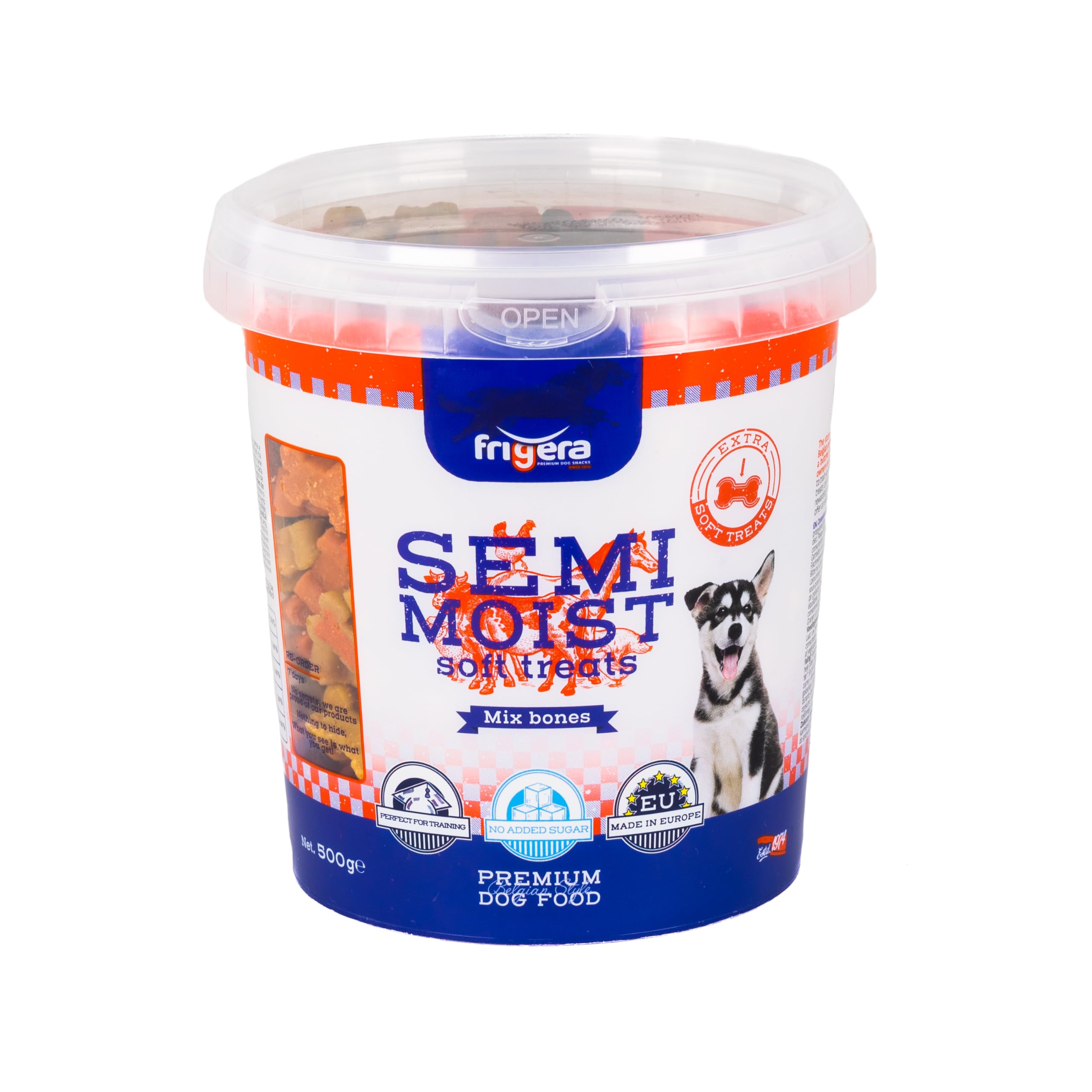 Frigera Semi-Moist Soft Treats Mix Bones (9) 500 g