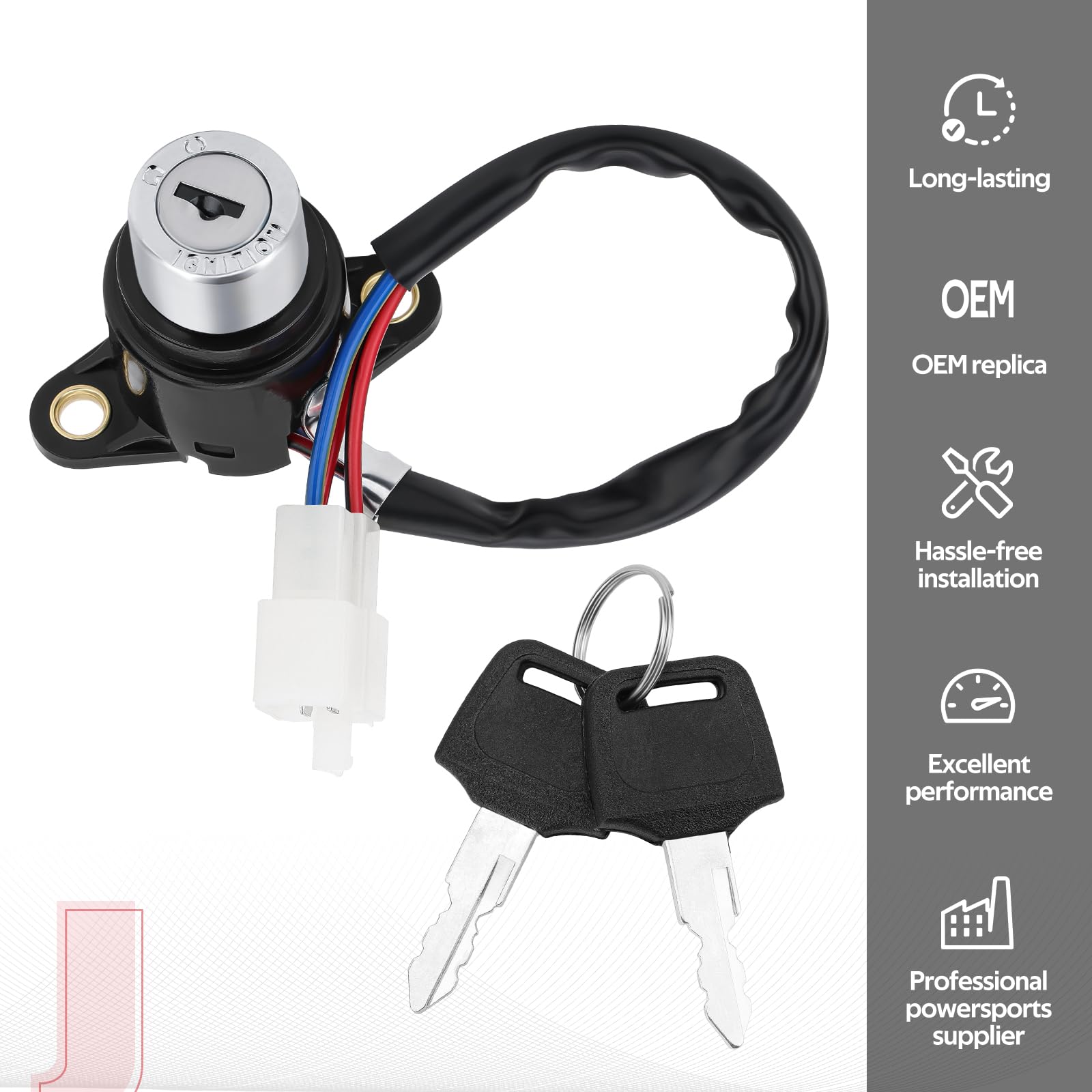 小物 Mackey Amazon.com: JAVIK Ignition Key Switch Fit for Honda Magna