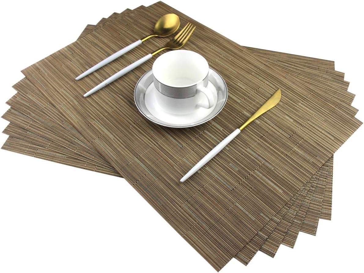 Bright Dream Placemats for Kitchen Table Washable Easy to