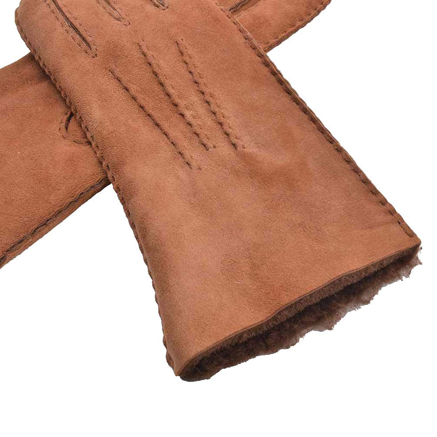 Unisex-Adult Mittens Męskie Zimowe Rękawiczki Australijskie Grube Ciepłe Zimowe Rękawiczki Nowoczesne, Casualowe Męskie Rękawiczki Na Palce/Colour/9.5"