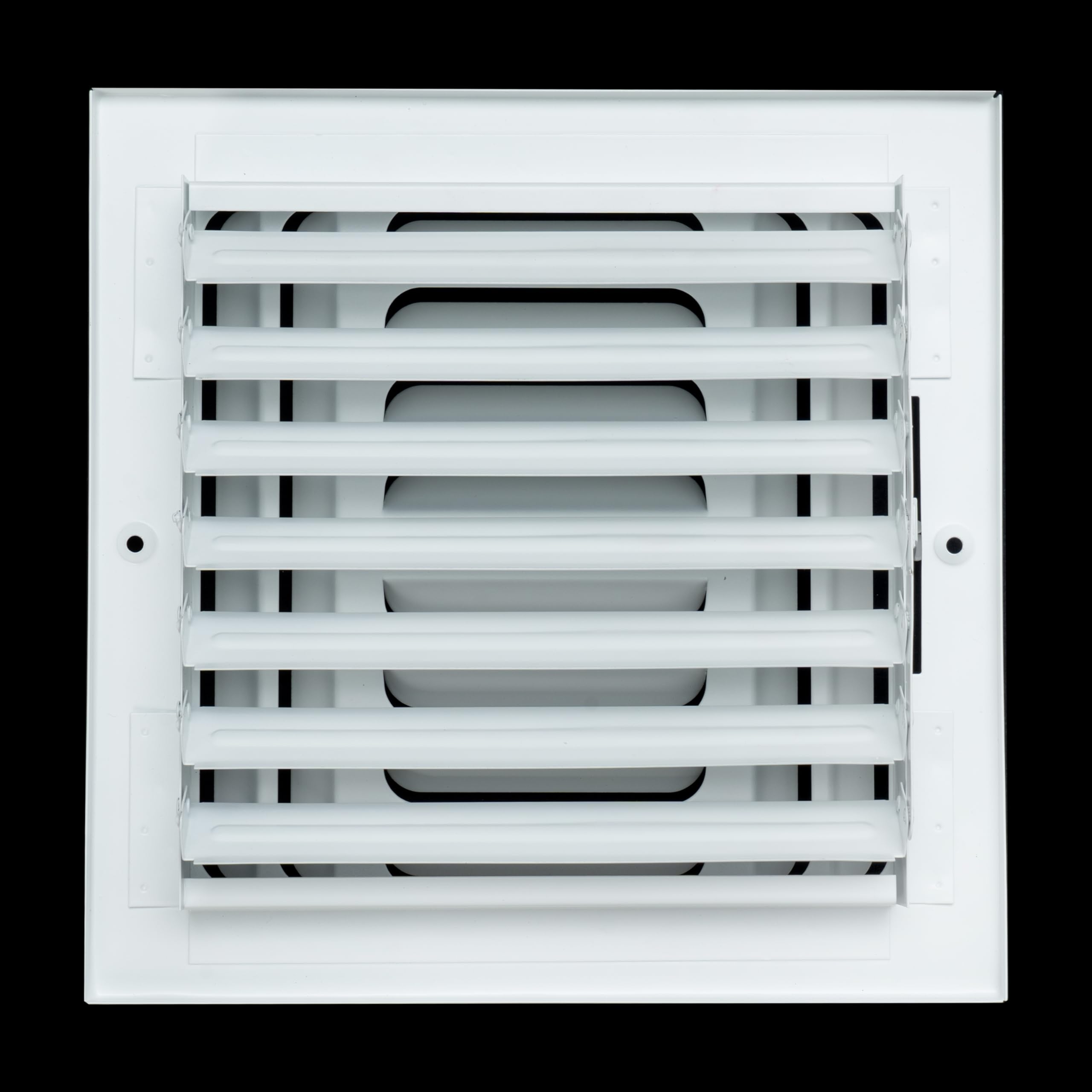 Snapklik.com : Fits 8x8 Duct Opening 4 Way Fixed Curved Blade Air ...