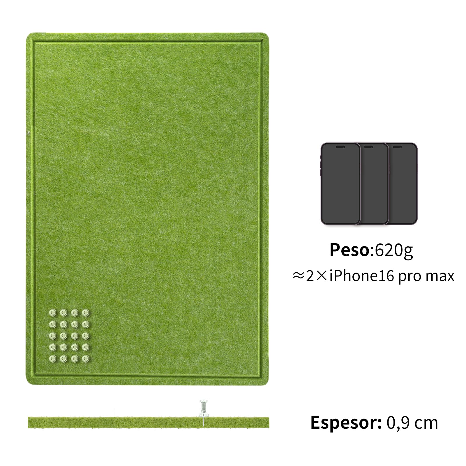 KARAT >Tableau D'affichage Vitrine 49 X 67 Cm 4 X A4 Avec 8 Aimants | Leroy Merlin