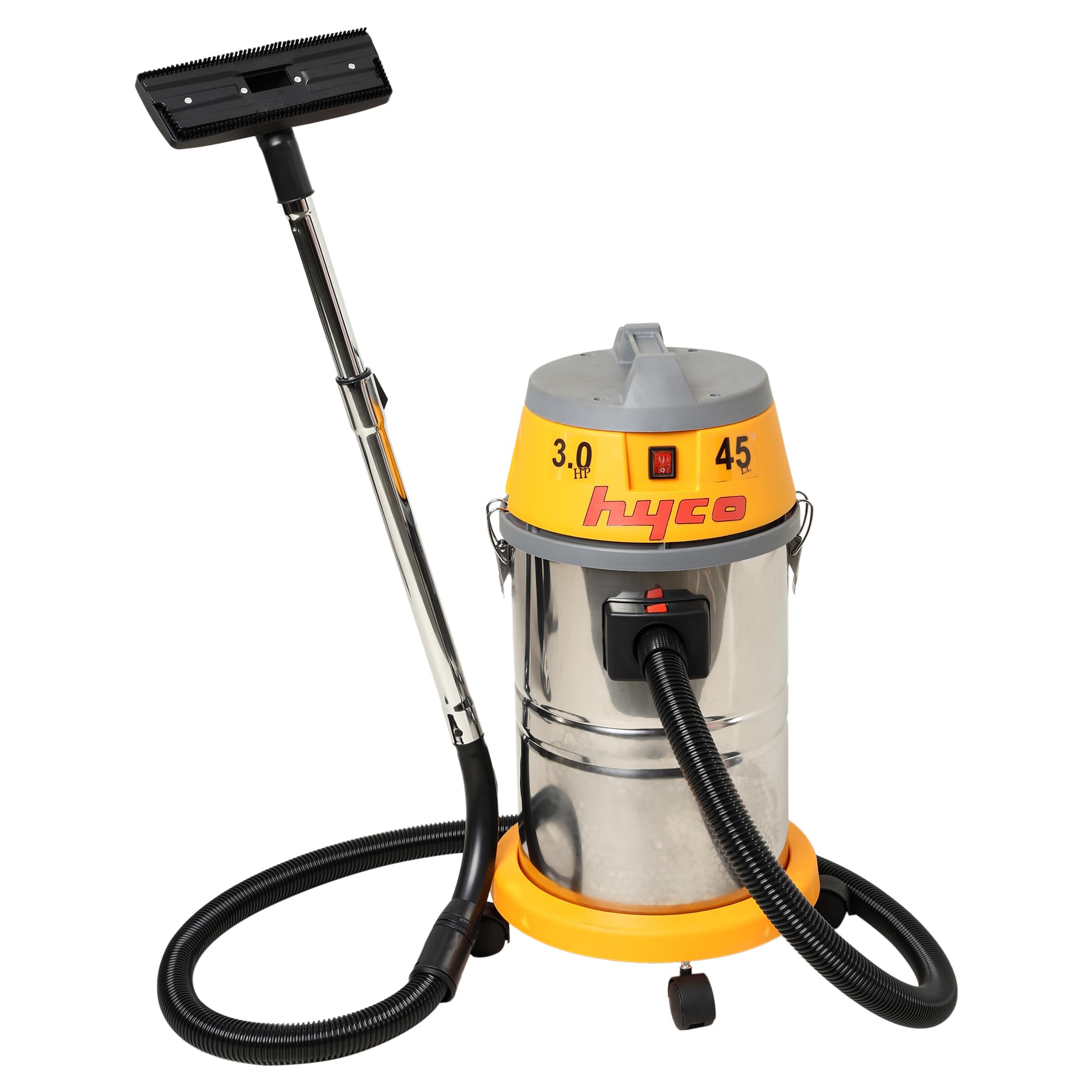 HYCO Wet And Dry Car Wash House Keeping Dual-Use Industrial Vacuum Cleaner With Copper Wire Motor And Stainless Steel Barrel (Tank: 35L Motor: 1500W, 35 Liter, Cartridge, 1 Count)-image-35