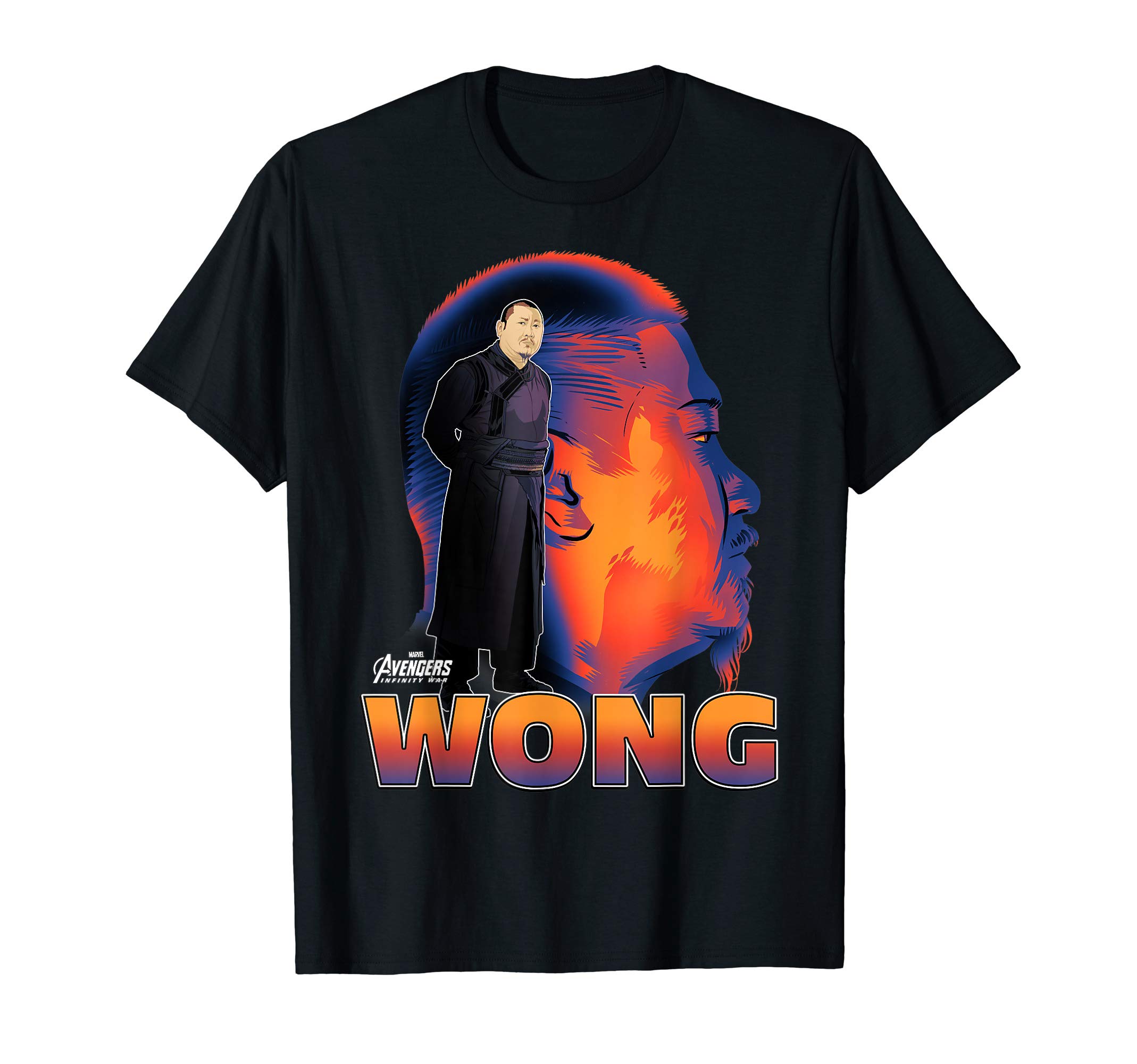 Marvel Infinity War Wong Big Head Profile Graphic T-Shirt T-Shirt