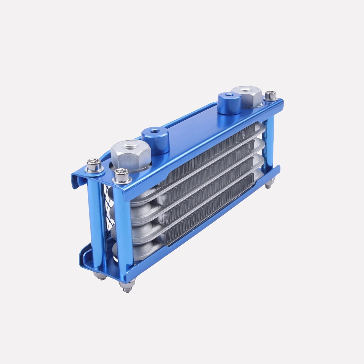 50CC140cc Pit Bike ATV Universal Motorcycle Oil Cooler Kit Off Road Engine Cooling Radiator Endurance Racing Performance Upgrade(Single)