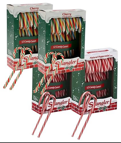 Miniatura 9 de Candyrific (Peppermint & Cherry) | Bastones de caramelo Spangler de menta y cereza | 48 bastones de caramelo en total | SameDay Shippers ofrece PEN