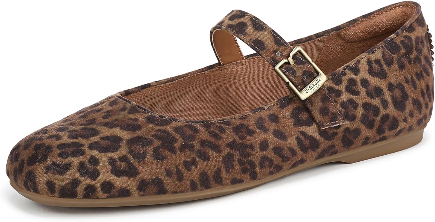 Dr. Scholl's Womens Wexley Jane Mary Jane Flat Black Brown 9 M