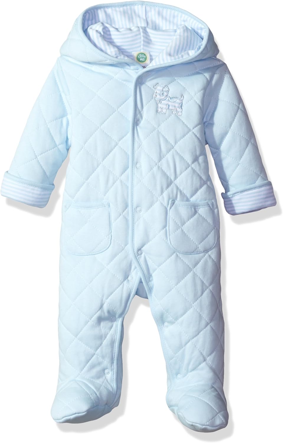 Little Me Baby Newborn Quilted Pram Clothing, Shoes & Jewelry