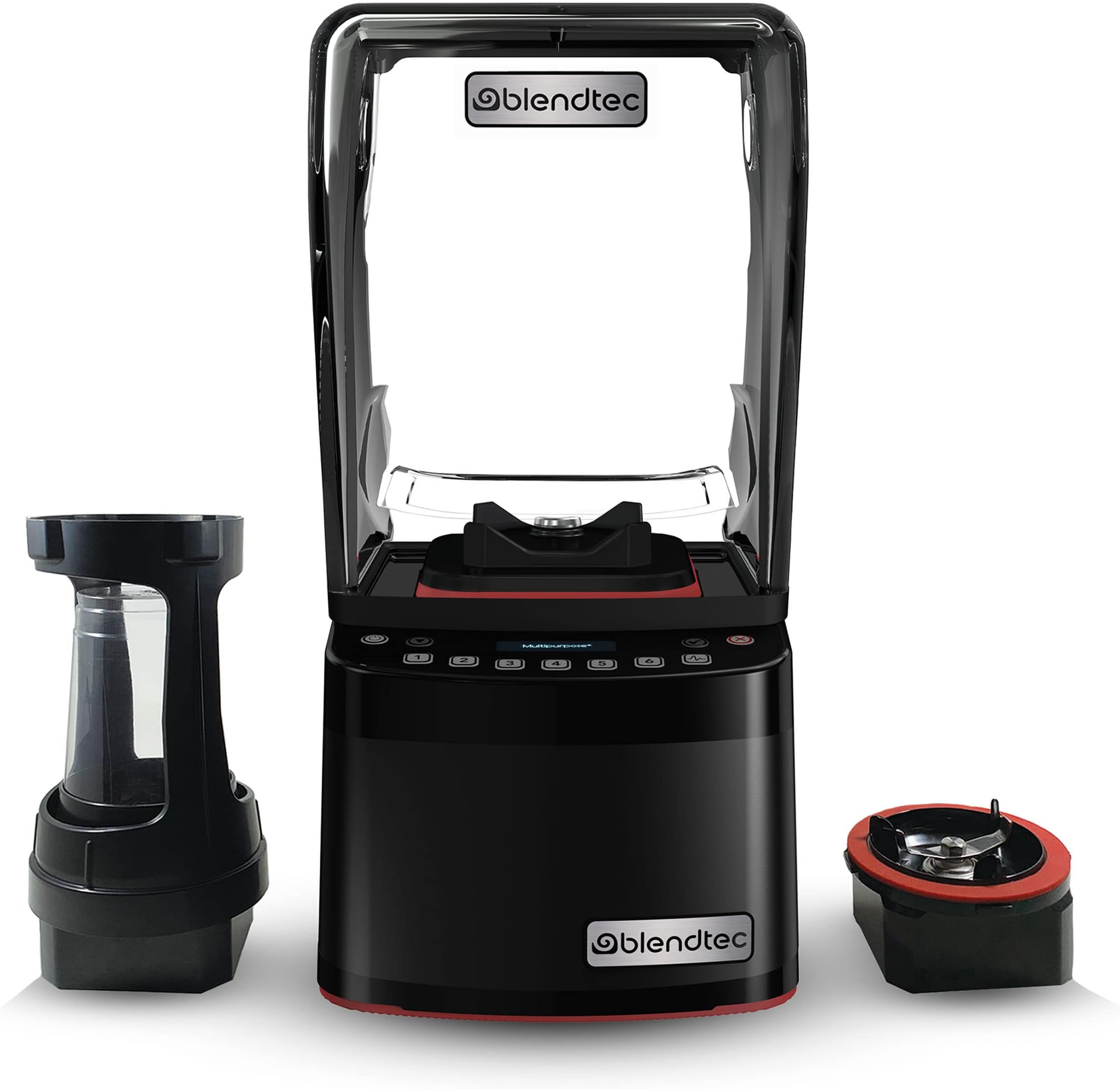 Blendtec Stealth Nitro X - Brushless, Commercial-Grade, Jarless Blender with Sound Enclosure - Black