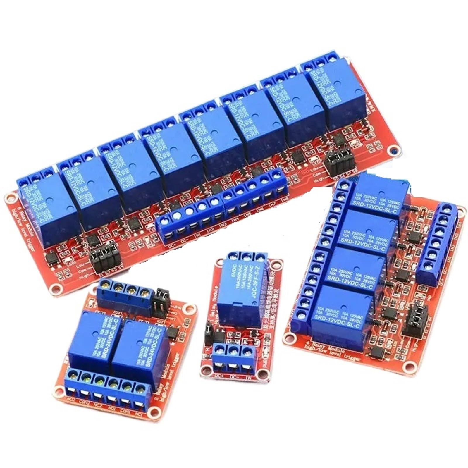 Module Relais 4 canaux 24V DC optocoupleur déclencheur haut bas pour platine Pi