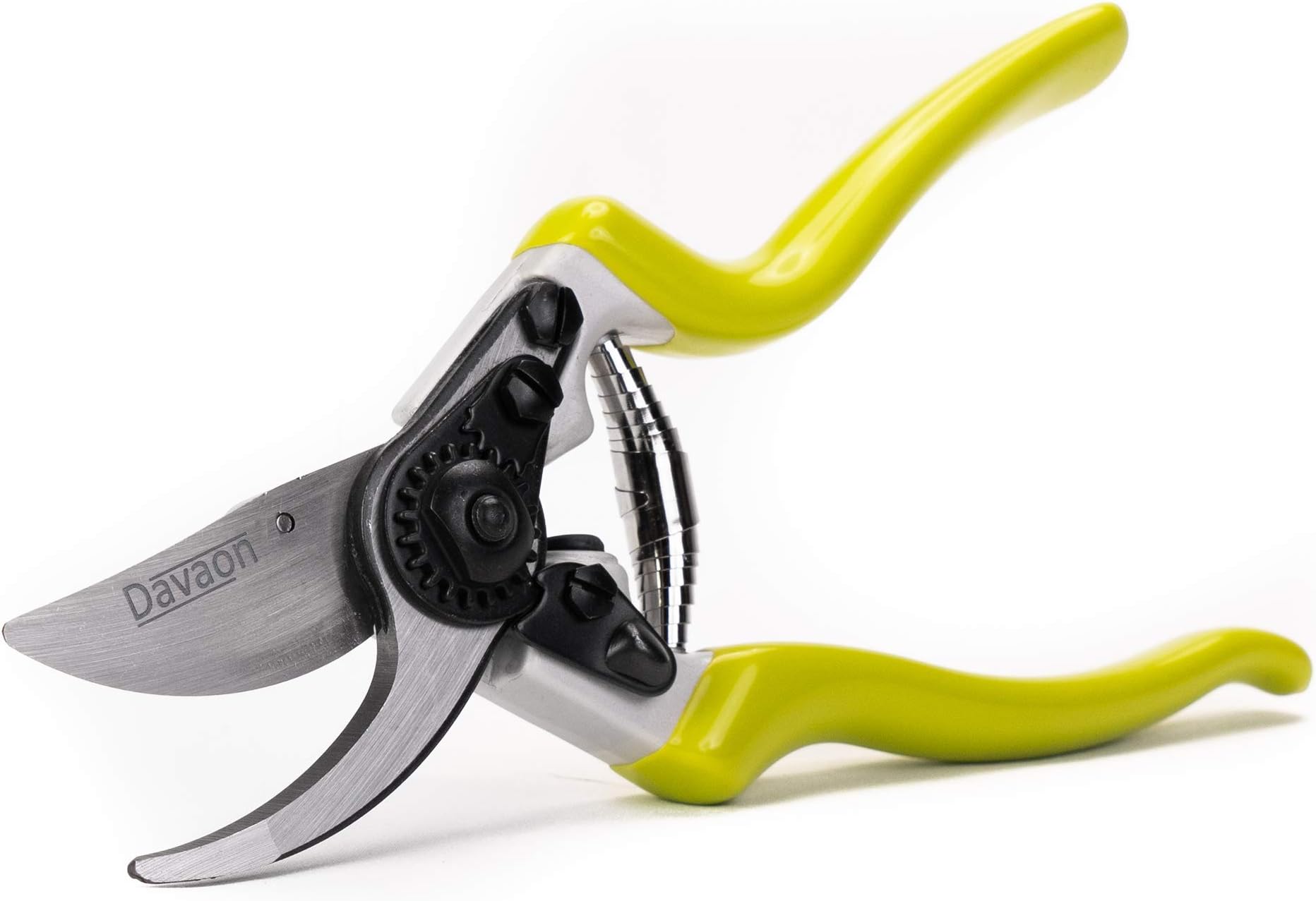 Classic Adjustable Garden Secateurs (Bypass Style) - Heavy Duty Pruning Shears Made with SK5 Steel, Bypass Secateurs for Arthritic Hands, Davaon Pro