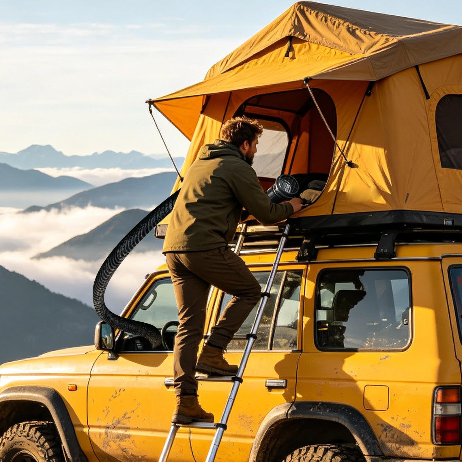 Prolunga per Bocchette di Ventilazione Auto Prolunga Pieghevole Con | Estensione Flessibile Per Climatizzatore Auto per Casa Interno Esterno Sedile Posteriore Campeggio Campe