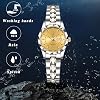 Watches Women Men Watches: 3ATM Waterproof Calendar Diamond-shaped Analogue Quartz Couple Watches Women's Watches Stainless Steel Bracelet Watch with Luminous Hands Gifts for Women Men