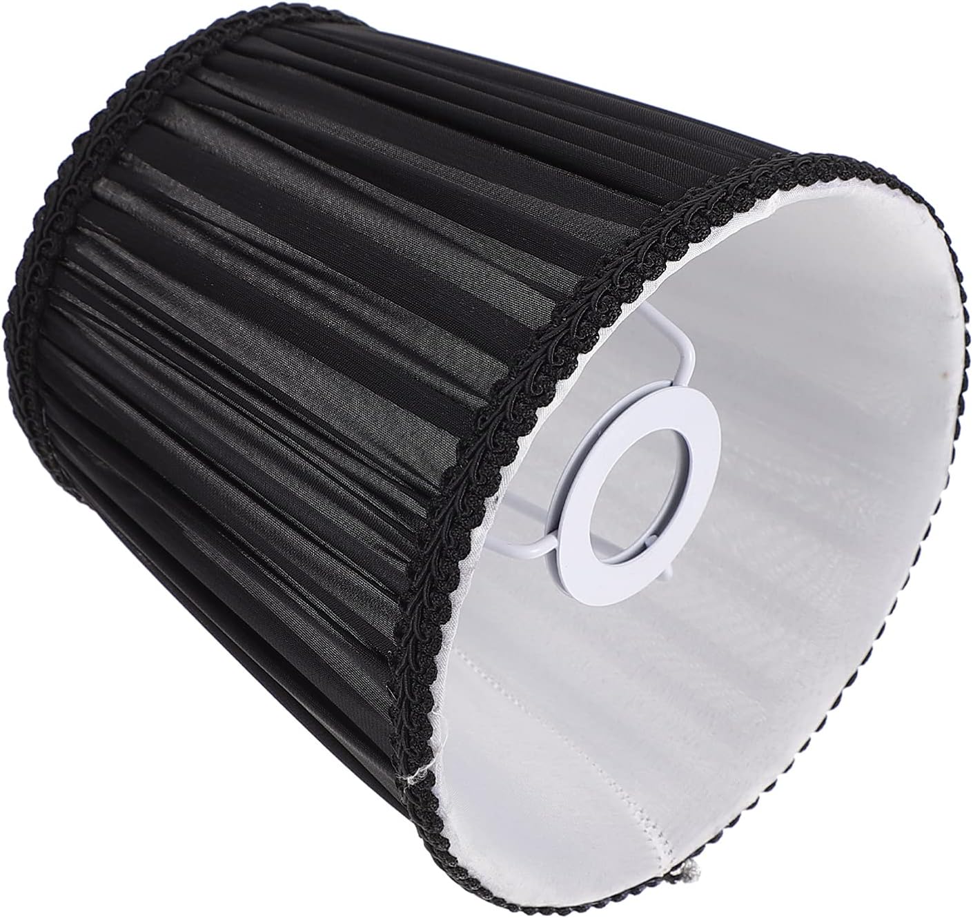 Uonlytech E14 Cloth Lampshade Handmade Fabric Cover for Meson Type Lamp 5.90X4.33X5.51 Inch Decorative Wall Lamp Shade for Living Room and Dining Room Lighting