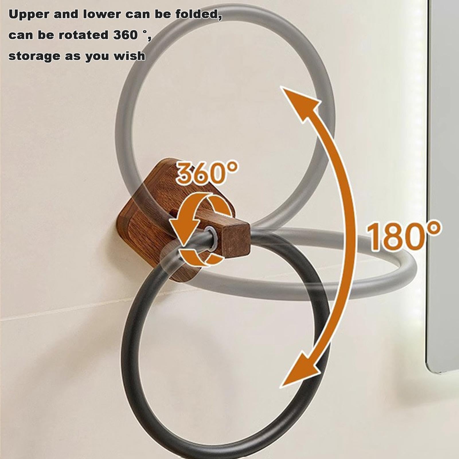 Juego de mandril ajustable para anillos y collares, ajustador de tamaño de anillo sin perforación, herramienta de medición de mandril de anillo para hacer joyas, calibre circular montado en la pared.
