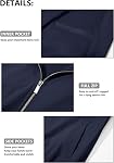 MAGCOMSEN Men's Bomber Jacket Lightweight Casual Spring Fall Windbreaker Full Zip Light Coat Flight Golf Jackets