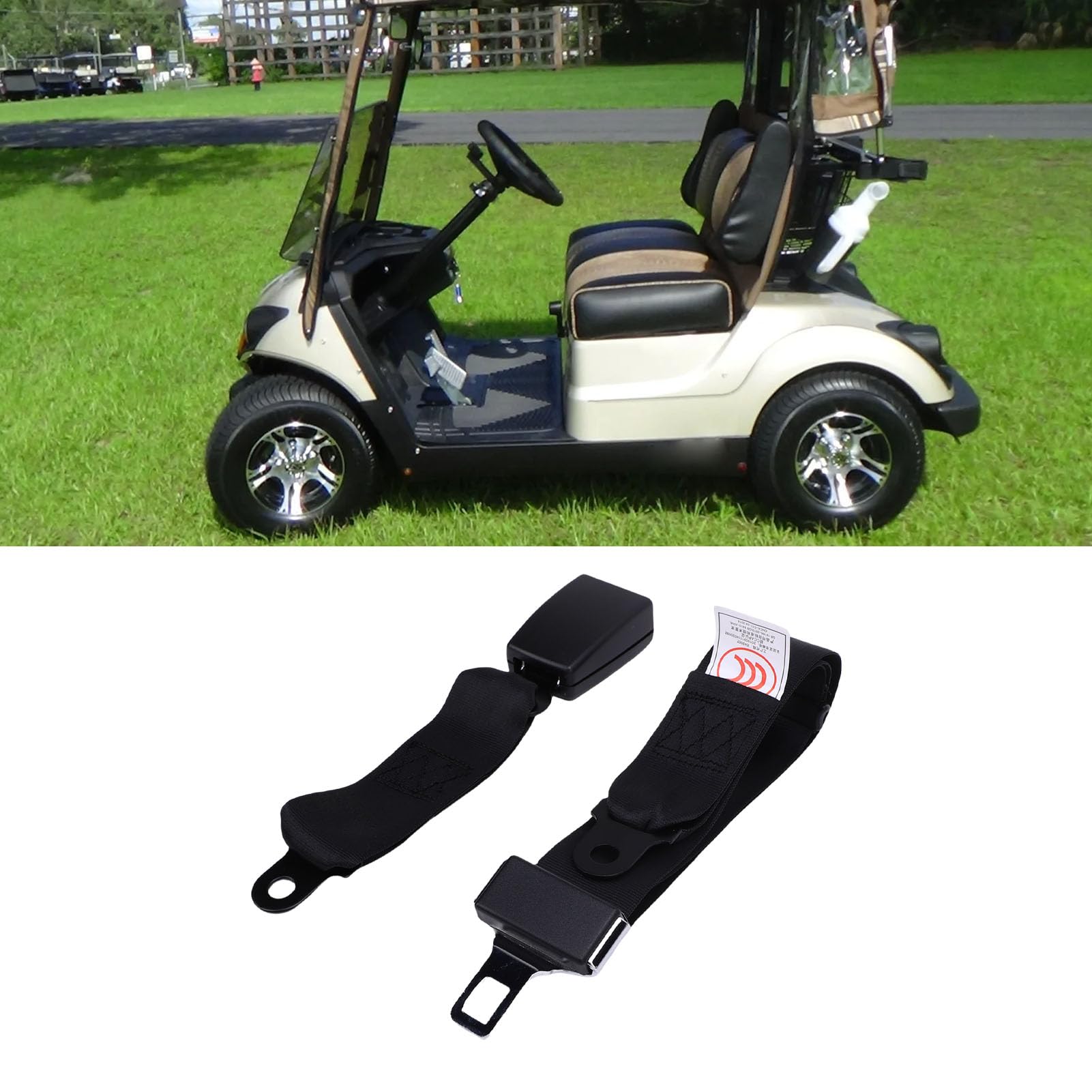 Ceinture de sécurité Respirante Réglable 53,15 Pouces, Ceinture de sécurité Universelle pour la Tondeuse à Chariot élévateur Tracteur, Installation Facile et épreuve