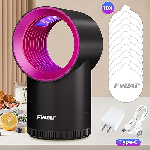 Miniatura 7 de FVOAI Trampa para moscas de frutas para interiores, trampa para moscas de frutas para interiores, trampa para insectos con 10 tablas adhesivas de