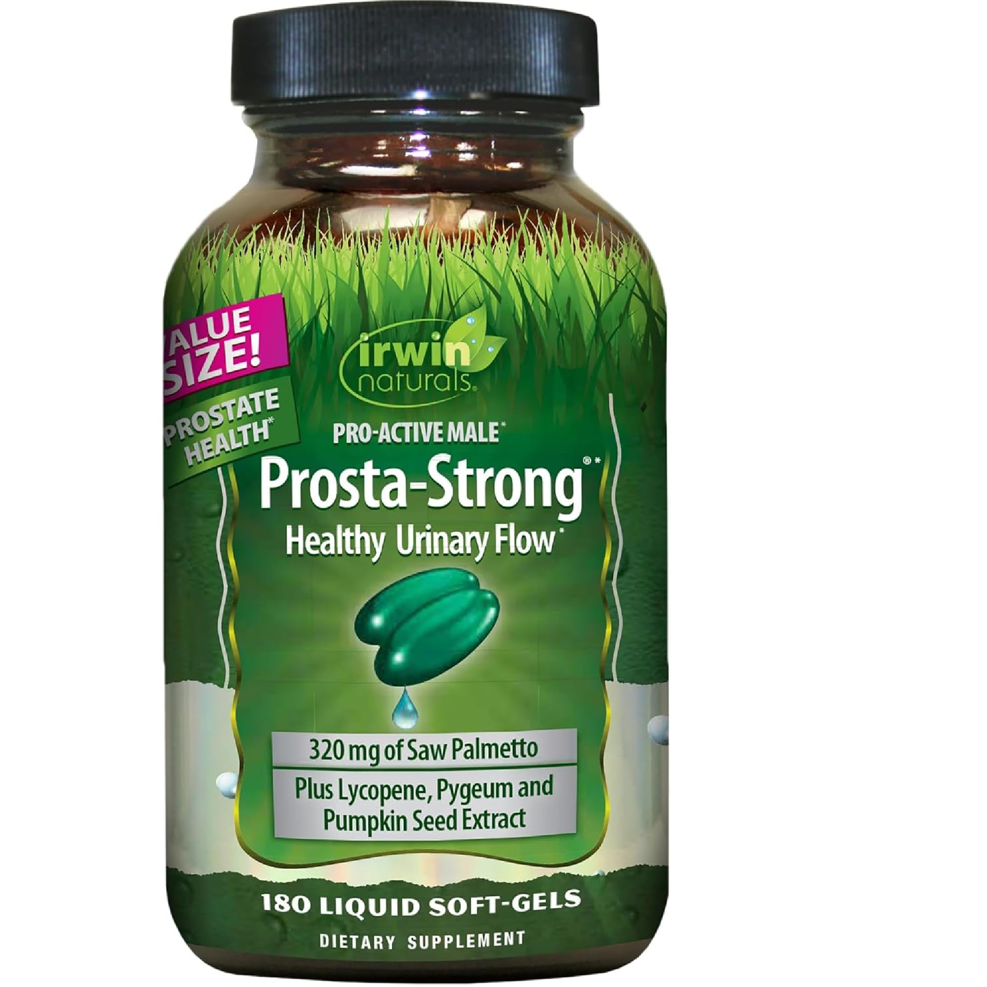 Irwin Naturals Prosta Strong Economy Diet Supplement, 180 Count