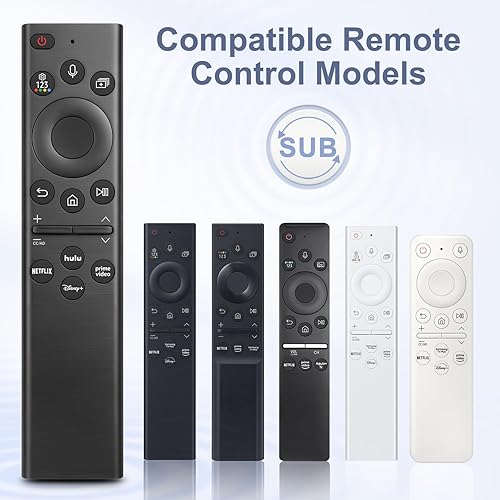 Vista 40 de Paquete de 2: nuevo control remoto universal para todos los controles remotos de TV Samsung, compatible con todos los televisores inteligentes