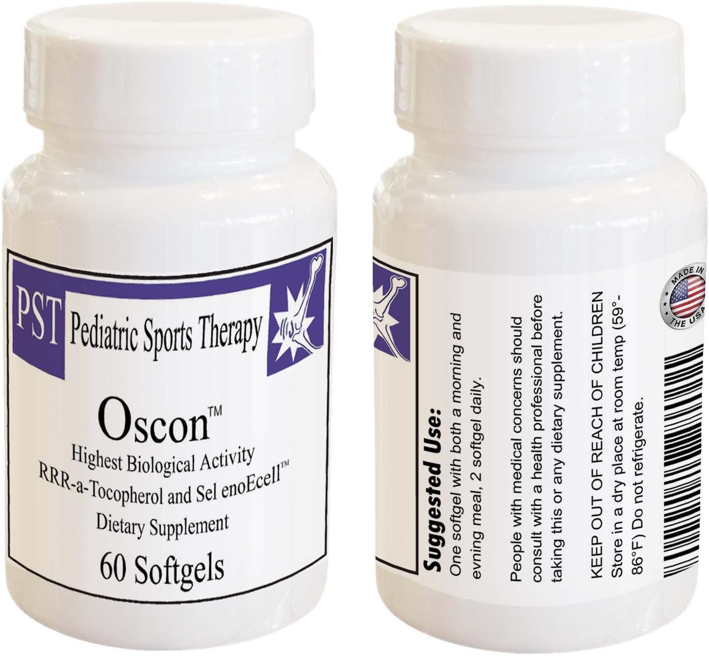 Oscon 60 ct - RRR-A-tocopherol & Selenium Nutraceutical Supplement…