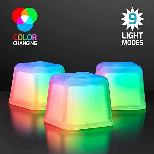 Miniatura 2 de Juego de 12 cubos de hielo LED multicolor de Hollywood Ice