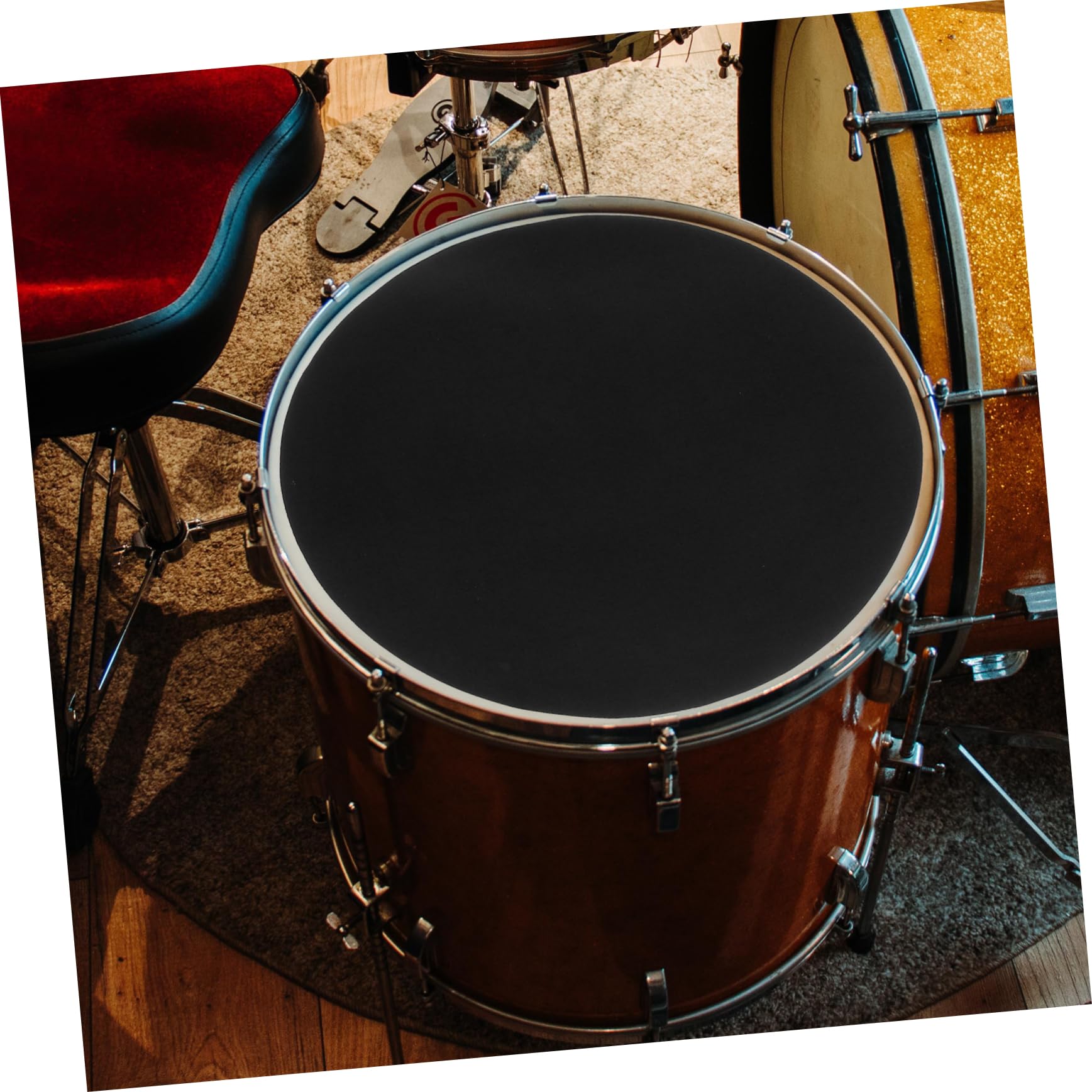 VICASKY Drum-dämpfungskissen Aus Gummi Für Schlagzeug Und Becken Wiederverwendbar Zum Dämpfen Des Klangs Für Übungszwecke