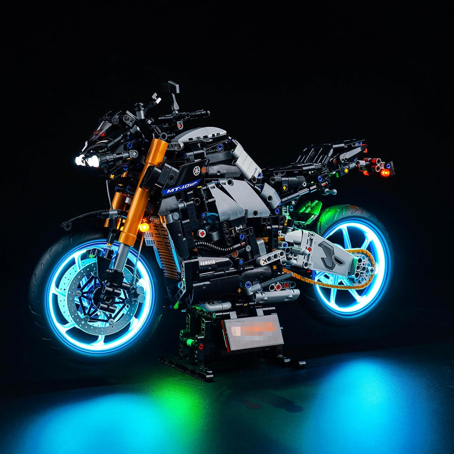 BrickBling LED Light Compatible with Lego Technic Yamaha MT-10 SP 42159 Building Set, Remote Control Version Lighting Kit (No Model), Great Gift Compatible with Lego Yamaha Vehicles or Motorcycle Fans