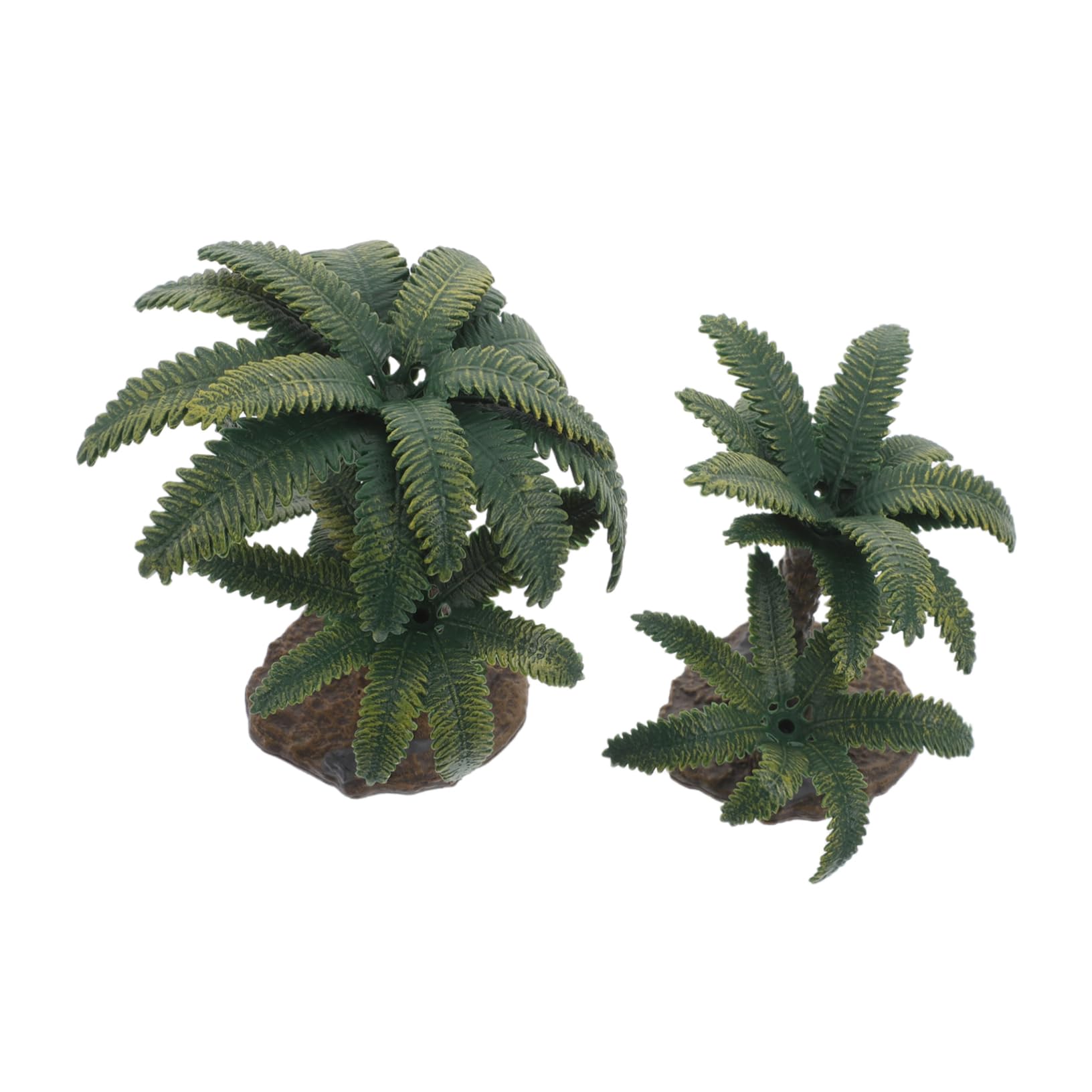 Arbres miniatures de décoration réalistes pour modélisme ferroviaire | Lot de 2