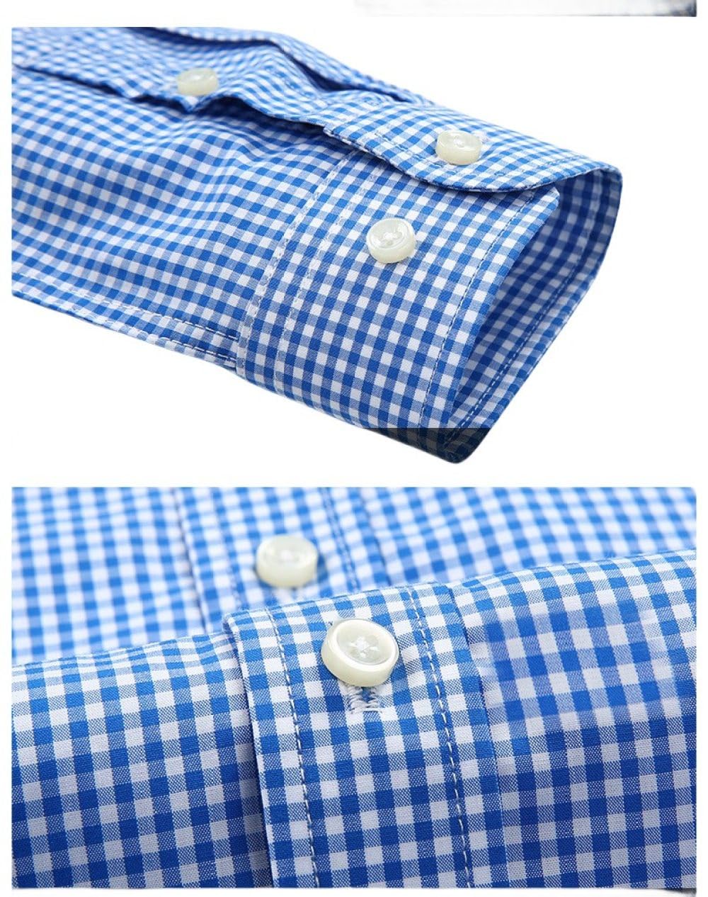 HGJH Hemd,Herren-Streifenhemd, Langärmlig, Klassisch, Reguläre Passform, Lässig, Button-Down-Hemden, Stilvoll, Ausgefallenes Hemd, Business-Hemden, Party-Hawaii-Hemden, Hemden