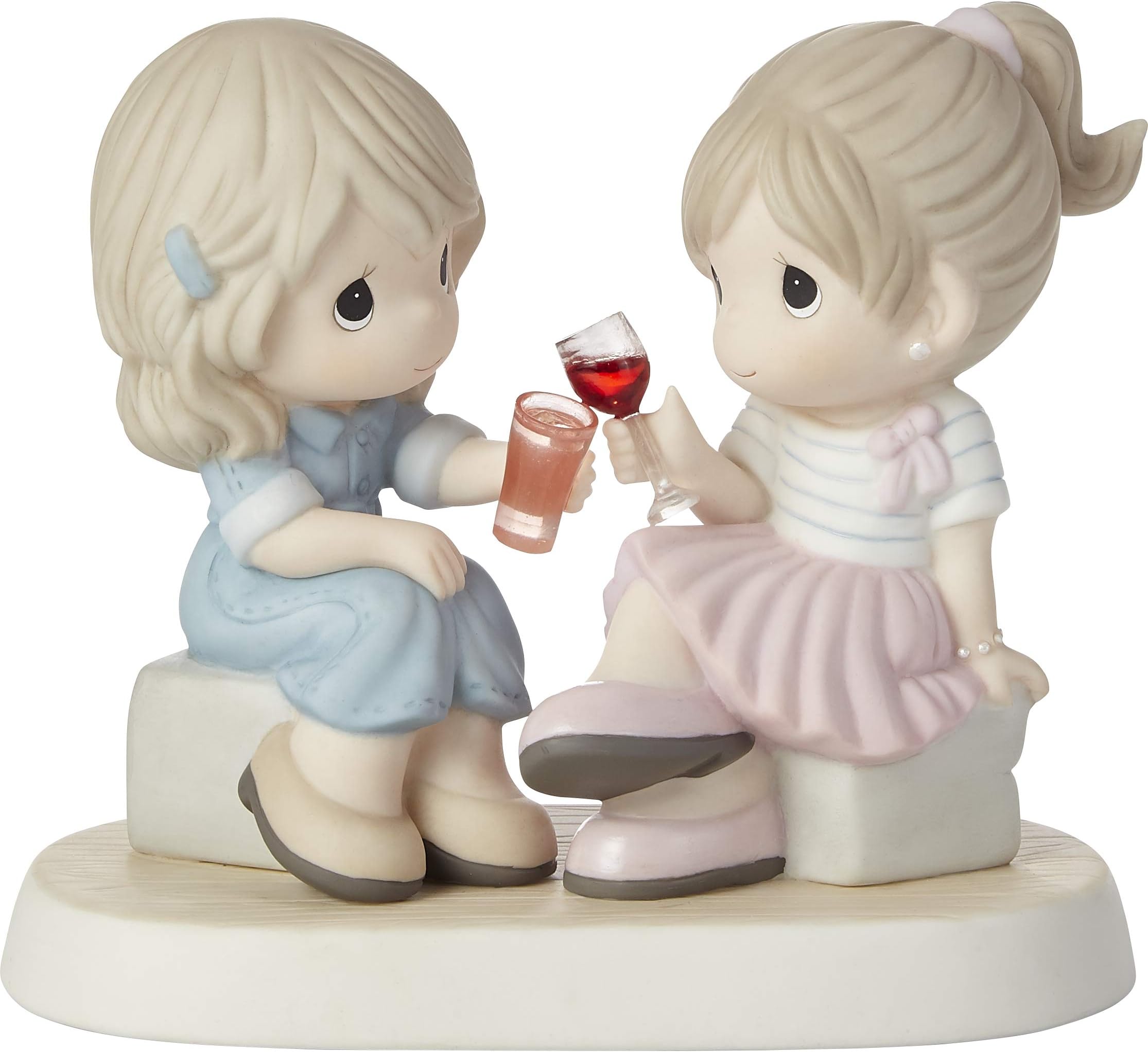 Precious Moments202014 Here’s to A Lifetime of Friendship Bisque Porcelain Figurine
