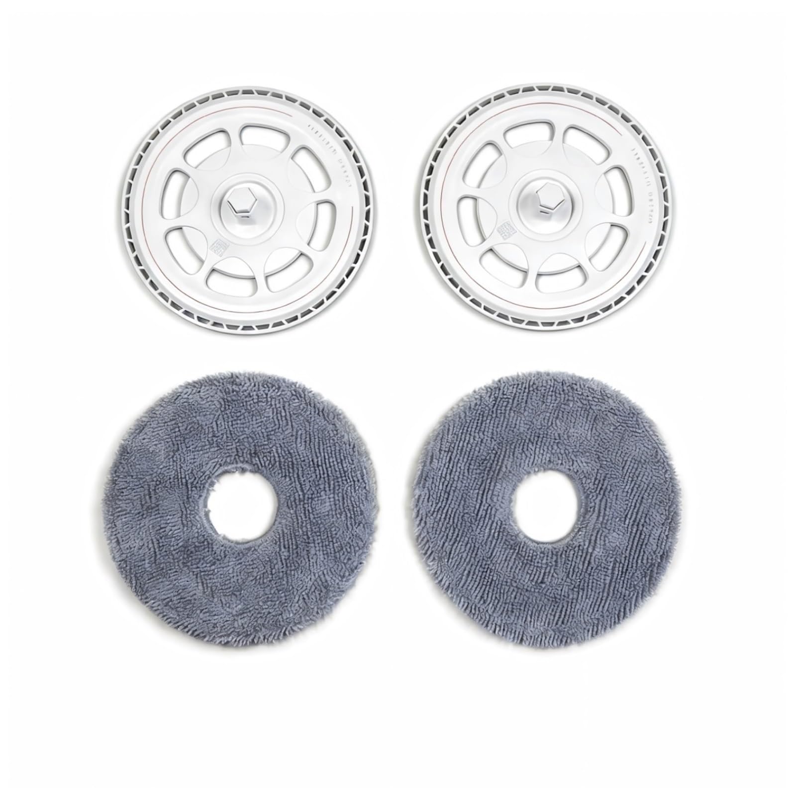 Robot Mop Holder+Mop Pads-Compatible With Roborock Q Revo Pro/Q Revo MaxV