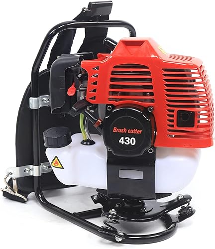 Miniatura 7 de 3 en 1 43CC 2 tiempos mochila de jardín a gas cepillo cortador de césped cortadora de césped 1250 W 3200 rpm, para recolección de arbustos y