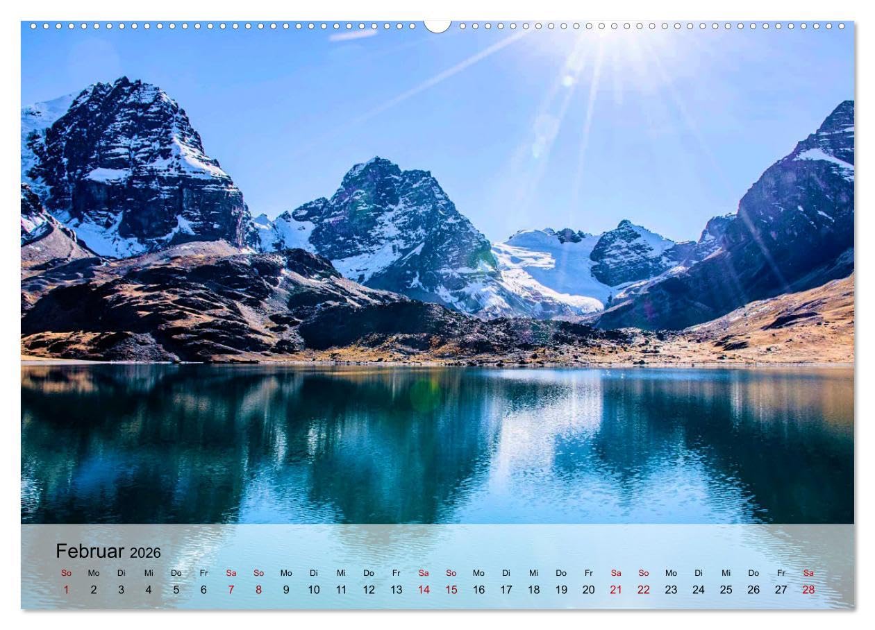 Magische Bergwelten der Erde (hochwertiger Premium Wandkalender 2026 DIN A2 quer), Kunstdruck in Hochglanz: Stimmungsvolle Naturaufnahmen von Bergregionen in geheimnisvollem Licht (CALVENDO Natur)