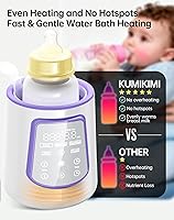 Vista 6 de Fast Bottle Warmer 12 in 1 Milk Warmer with Multiple Modes, Digital Temperature Control, 24H Warming Function, Auto Shutoff, Memory Settings DeepGray