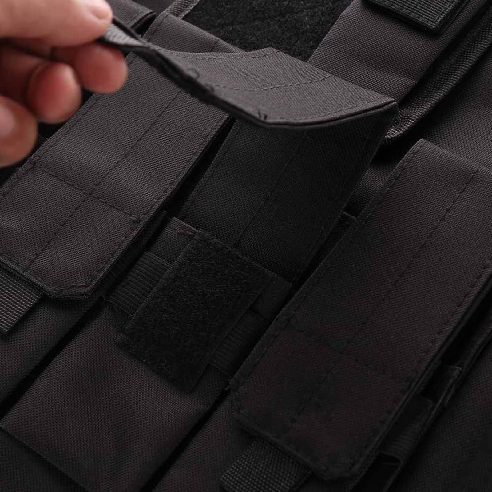 Gilet tactique pour enfants, gilet de protection pour airsoft, paintball réglable avec poche amovible pour garçons et filles
